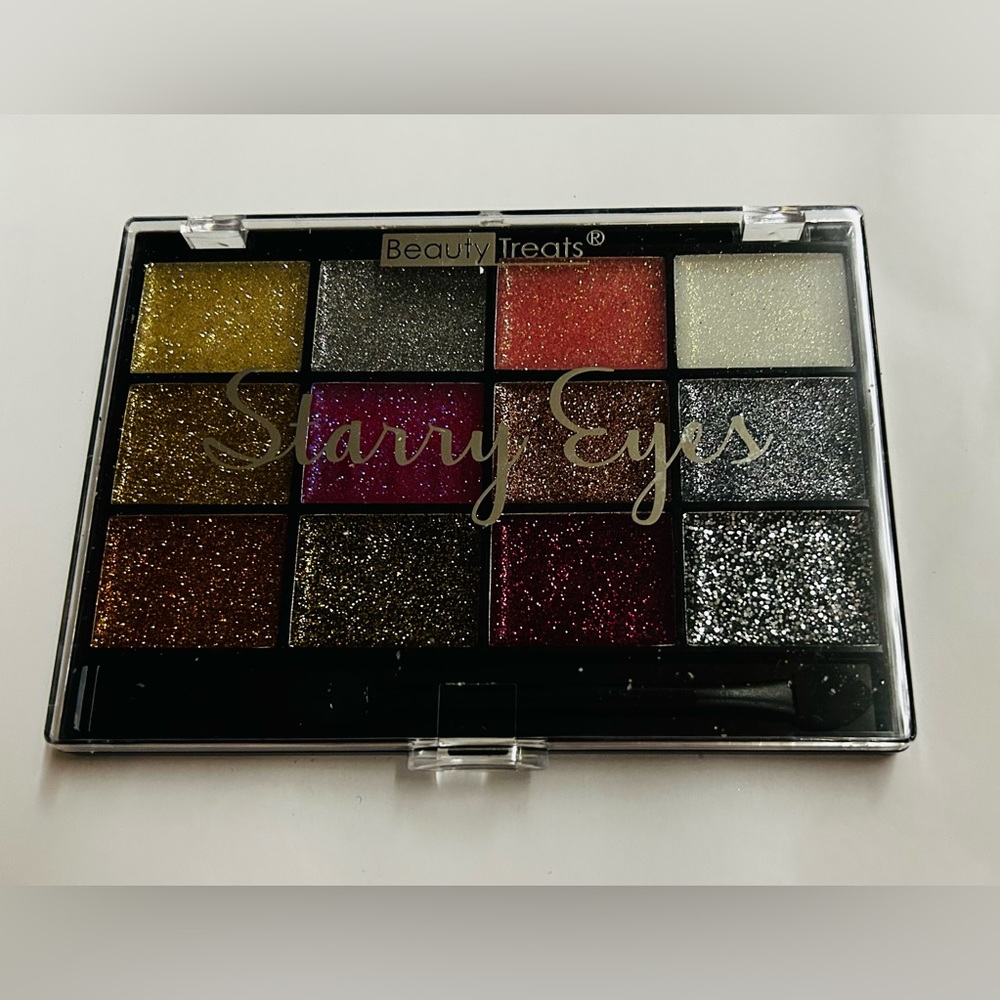 New Beauty Treats Starry Eyes 12 Pressed Glitters - Picture 2 of 13